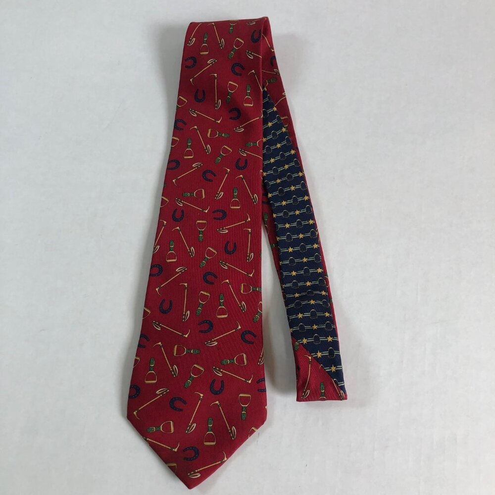 Vintage Tommy Hilfiger Horse Racing Kentucky Derby Men's Neck Tie